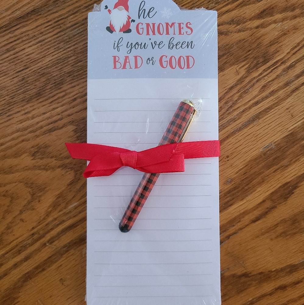 👀50% OFF🎄🖊📒 NIP‼️ Eccolo Ltd. brand Magnetic Notepad & Pen Set